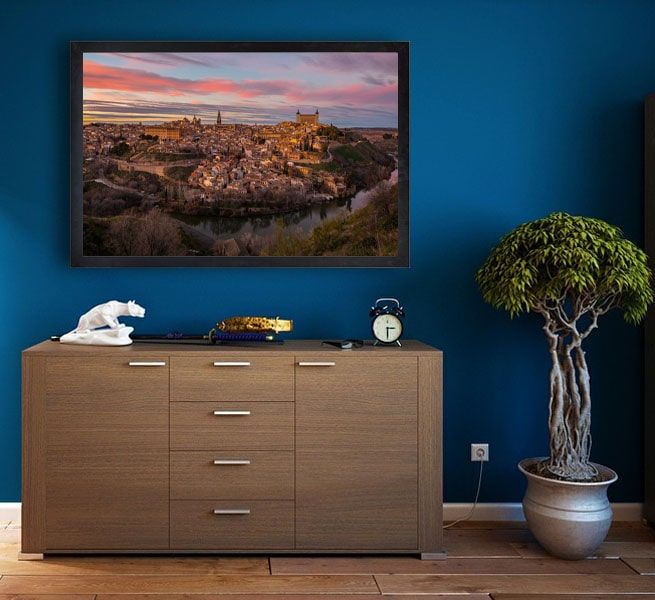 Panorama miasta - plakat premium 60x40 cm zdjęcie 2