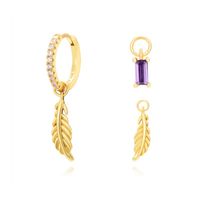 Kolczyki Ze Stali Szlachetnej Pozłacanej Angielskie Zapięcie Kst3036