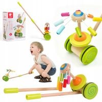 PCHACZ KARUZELA DO PCHANIA NA KIJKU DŹWIĘK NAUKA CHODZENIA / CLASSIC WORLD