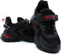 Buty chłopięce sportowe NEWS 4930 - czarno czerwone 35