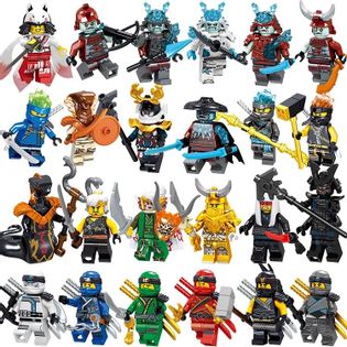 MEGA figurki klocki 24szt + karta lego ninjago zPL
