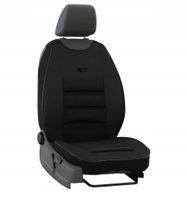 Mata tłoczona Leather Ergonomic (czarna) 1 szt
