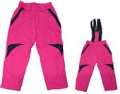 Spodnie narciarskie zimowe śniegowce z odpinanymi szelkami 146