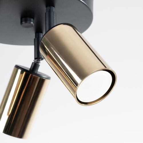 Plafon WINX 3P czarny/złoty na Arena.pl