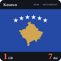 Karta eSIM Internet Kosowo 1 GB na 7 dni - bez rejestracji