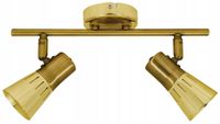 Candellux Lampa Sufitowa ARENA 2xE14 Złota Metalowa Regulowana