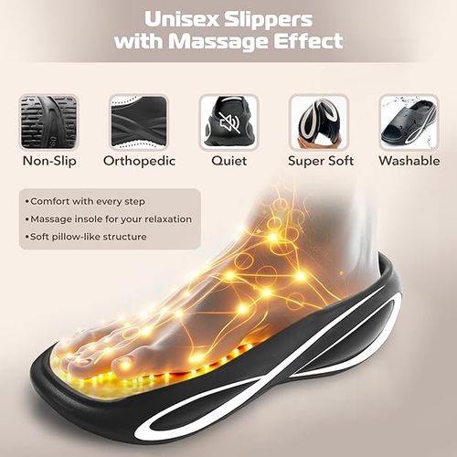 Sandały Klapki unisex wysokiej jakości materiał EVA czarne 44-45 na Arena.pl