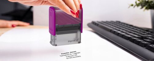 PIECZĄTKA TRODAT 8912 DO 6 LINII FIRMOWA IMIENNA BIUROWA PROJEKT + GUMKA na Arena.pl