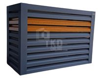 Osłona klimatyzatora - pompy ciepła 130x50x110 cm antracyt TKD178