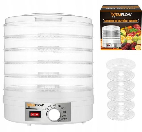 SUSZARKA DO GRZYBÓW OWOCÓW WARZYW ZIÓŁ SPOŻYWCZA DUŻA 5 SIT MOCNA PRO na Arena.pl