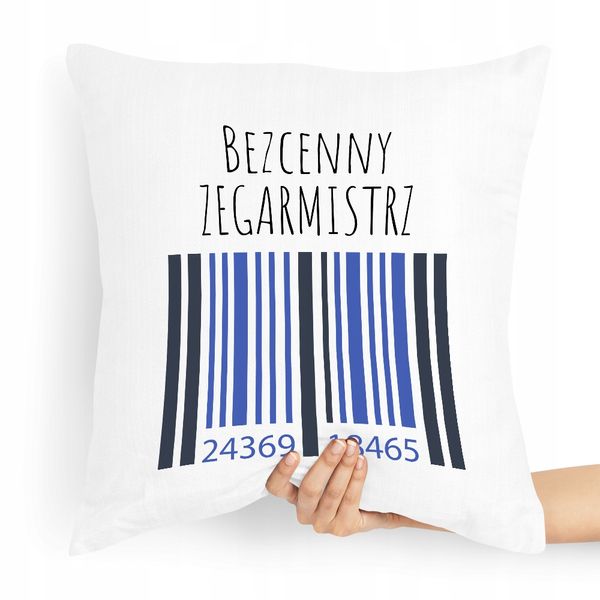 Poduszka Dla Zegarmistrza Bezcenny Zegarmistrz Z Nadrukiem Ze Zdjęciem zdjęcie 1