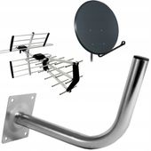 400mm UCHWYT ANTENOWY ANTENY SATELITARNEJ SATELITY DVBT-2 NAZIEMNEJ -