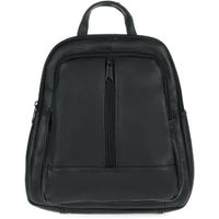 plecak skórzany crossbody na jedno ramię bellugio - czarny