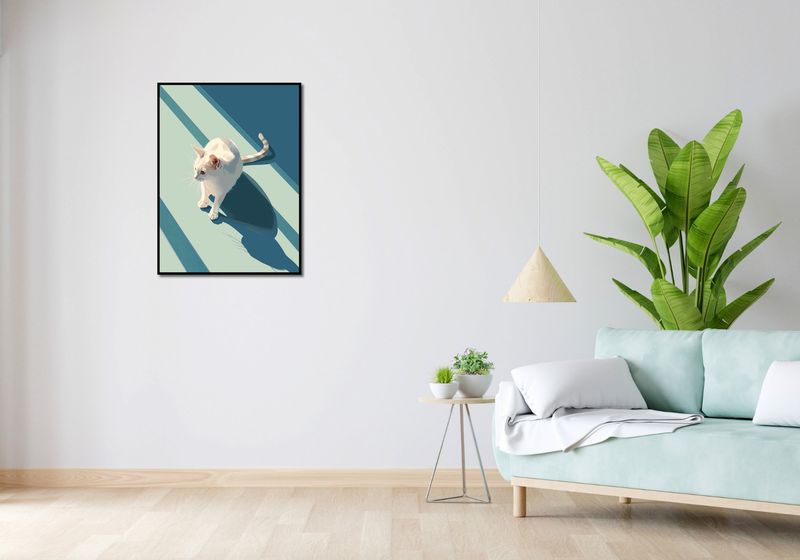 Plakat 60x80cm Kocia Persona zdjęcie 4