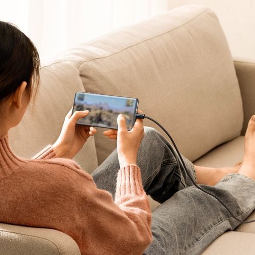 dynamic series kabel usb usb-c 100w 1m szary na Arena.pl