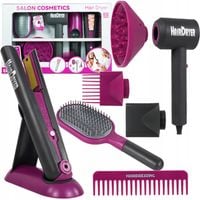 ZESTAW FRYZJERSKI dla dzieci FRYZJER Szczotka Suszarka Akcesoria