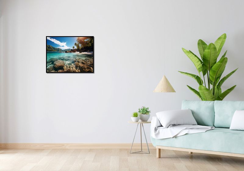 Plakat 65x50cm Odosobniony Raj zdjęcie 4