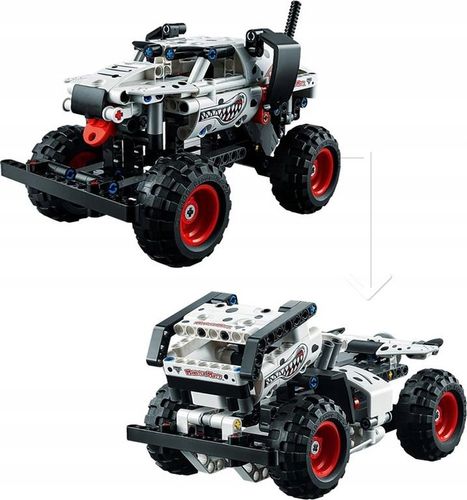 KLOCKI LEGO TECHNIC 42150 MONSTER JAM MUTT DALMATIAN 2W1 AUTA SPORT + TORBA na Arena.pl