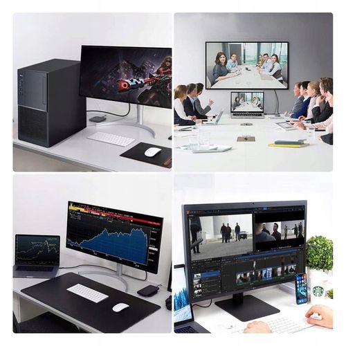 PRZEJŚCIÓWKA ADAPTER DISPLAYPORT DO VGA KONWERTER na Arena.pl