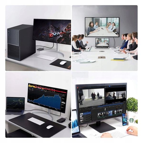 PRZEJŚCIÓWKA ADAPTER DISPLAYPORT DO VGA KONWERTER zdjęcie 14