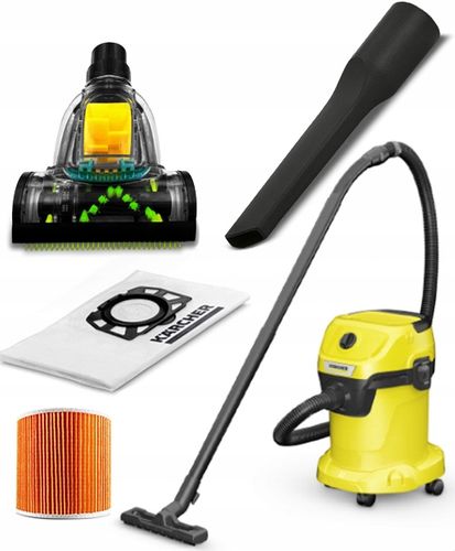 MOCNY ODKURZACZ PRZEMYSŁOWY KARCHER WD3 TURBO XXXL NOWY MODEL NADMUCH na Arena.pl