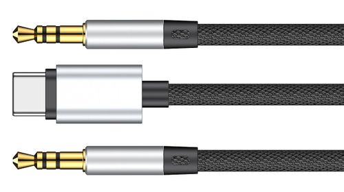 Kabel audio AUX Type C mini jack 3.5 Baseus L38 na Arena.pl