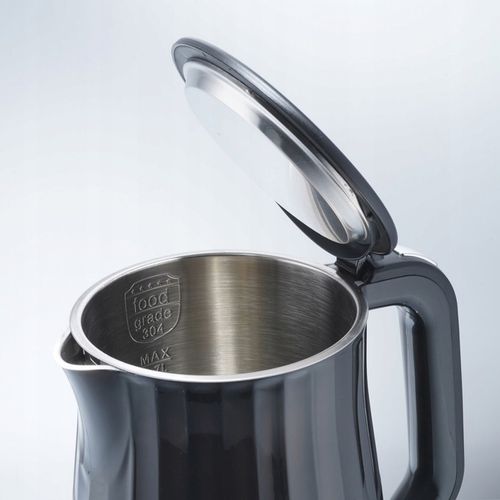 Czajnik elektryczny Tiross wewnętrzne ze stali nierdzewnej 2200 W czarny na Arena.pl