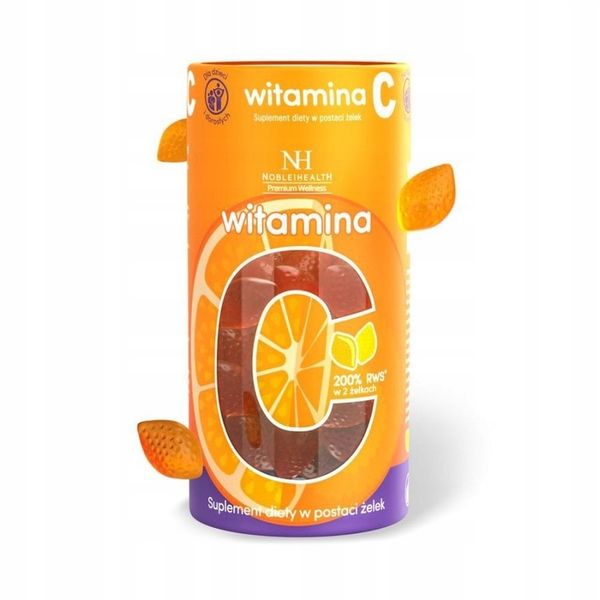 Noble health witamina C żelki 300 g zdjęcie 1
