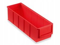 Pojemnik regałowy ShelfBox 400 S | Czerwony
