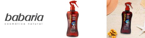 Babaria Sun Protective Olejek Do Opalania W Sprayu SPF15 na Arena.pl