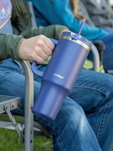 Kubek termiczny ze słomką Contigo Streeterville Tumbler 1200 ml - Indigo na Arena.pl
