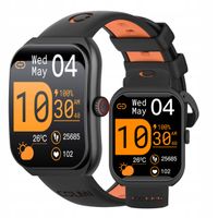 Smartwatch Colmi P86 czarny AMOLED 1.93" rozmowy BT 100 trybów