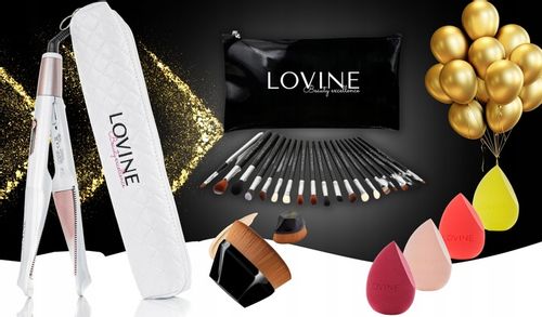 PROSTOWNICA LOKÓWKA DO WŁOSÓW 2w1ceramiczna LOVINE na Arena.pl