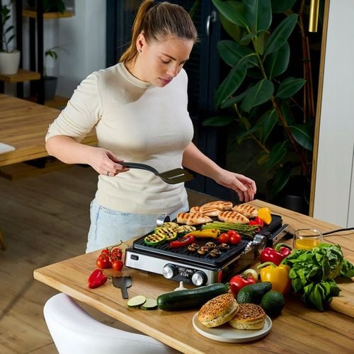 Grill elektryczny Opiekacz do panini Yoer 2000W + Programator czasu i na Arena.pl