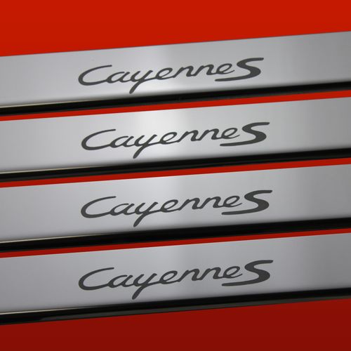 Listwa progowa PORSCHE CAYENNE 955 CAYENNE S Stal nierdzewna 304 połysk 4sz na Arena.pl