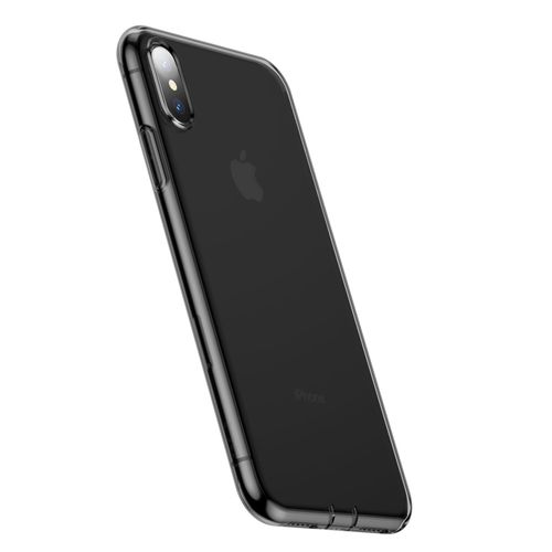 Baseus Simplicity żelowe Etui iPhone XS / X czarny na Arena.pl