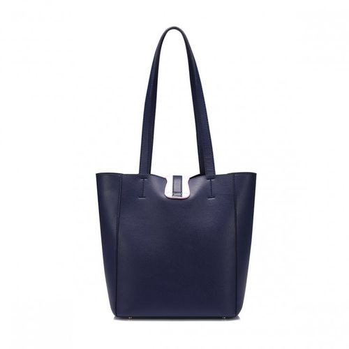 NUCELLE Stylowy granatowy shopper na Arena.pl