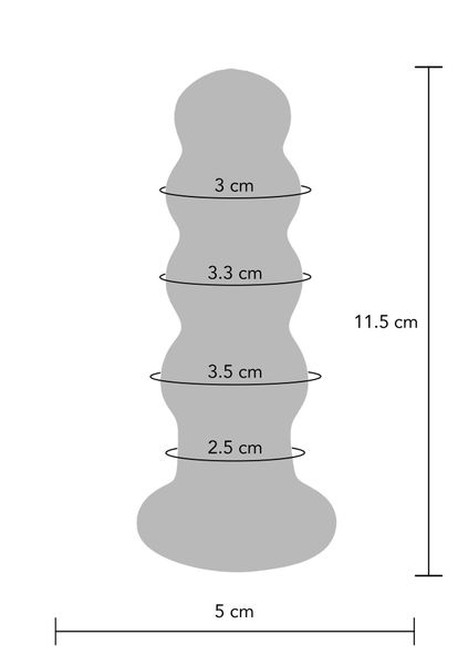 The Radiant Glass Buttplug Blue zdjęcie 9