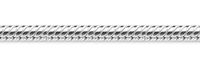 srebrny rodowany łańcuszek spiga 1,4mm 45cm