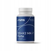 UNS WITAMINA D3 5000 iu K2 MK7 125 mcg 90 kaps. WZMOCNIONY SKŁAD MEGA DAWKA