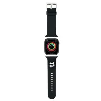 karl lagerfeld pasek klawmslcnk apple watch 38/40/41mm czarny/black