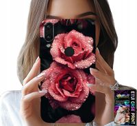 ETUI DO HUAWEI P SMART 2019 - PIĘKNE RÓŻOWE RÓŻE, KWIECISTE WZORY, CASE