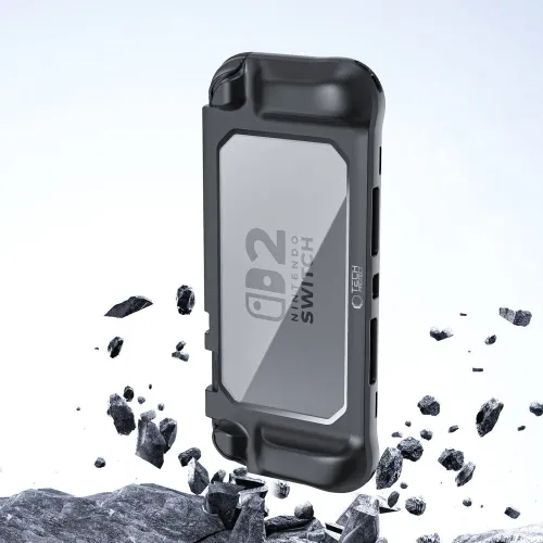 Etui Tech-Protect MagMat na Nintendo Switch 2 - czarno-przezroczyste na Arena.pl