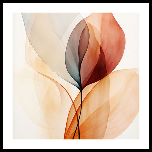 Plakat 40x40cm Eteryczne Liście na Arena.pl