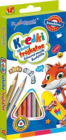 kredki bambino ołówkowe 12kol 18cm 2038 a''10 na Arena.pl