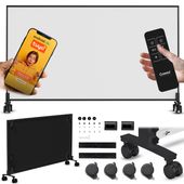 Panel grzewczy IR Cronos Carbon P1000TWP Black