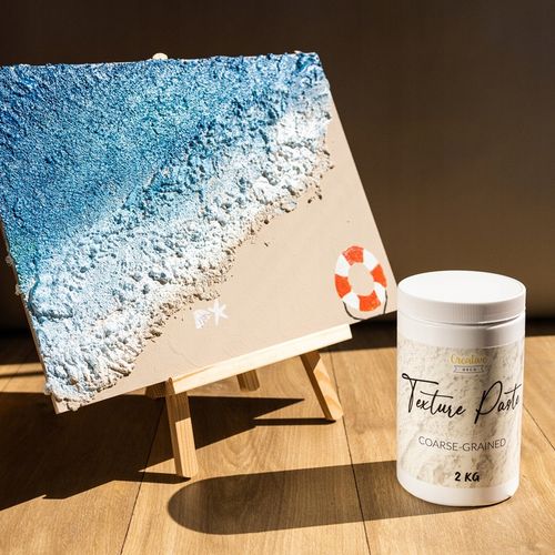 Pasta strukturalna gruboziarnista biała do struktur i efektów 3D 2kg na Arena.pl