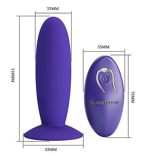 Plug 12-wibracyjny zdalnie sterowany na Arena.pl