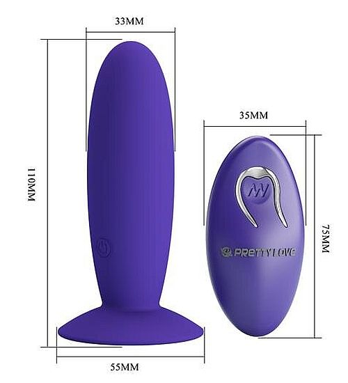 Plug 12-wibracyjny zdalnie sterowany zdjęcie 4