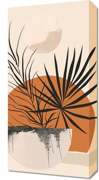 Obraz 30x60cm Palmowy Zachód zdjęcie 1